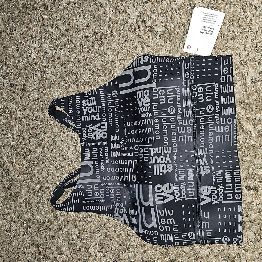 Lululemon Energy Bra High Neck Long Line! Nwts! Sz 2, Color Code-LMBB!